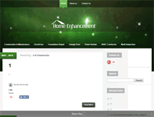 Tablet Screenshot of homeenhancement.org